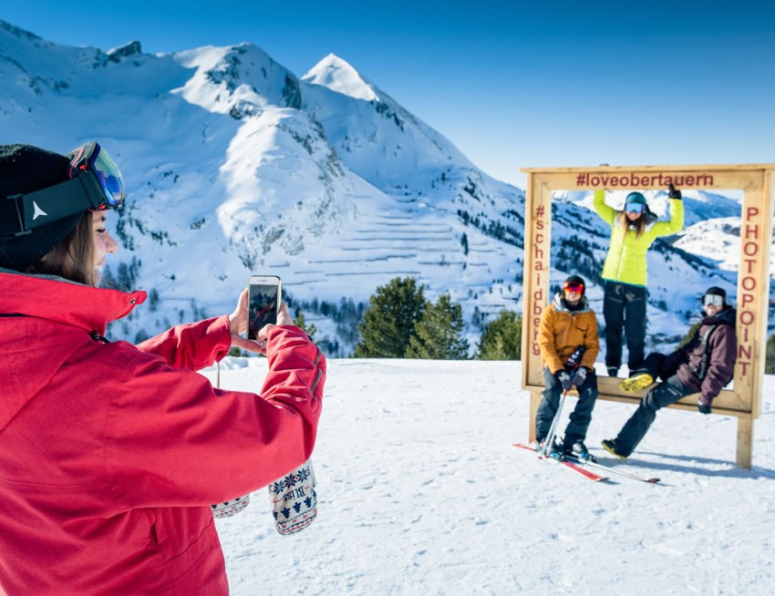 Spaß am Photopoint © Tourismusverband Obertauern