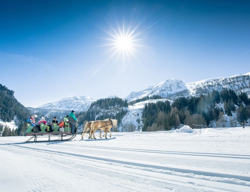 Fahrt in der Pferdekutsche © Tourismusverband Obertauern