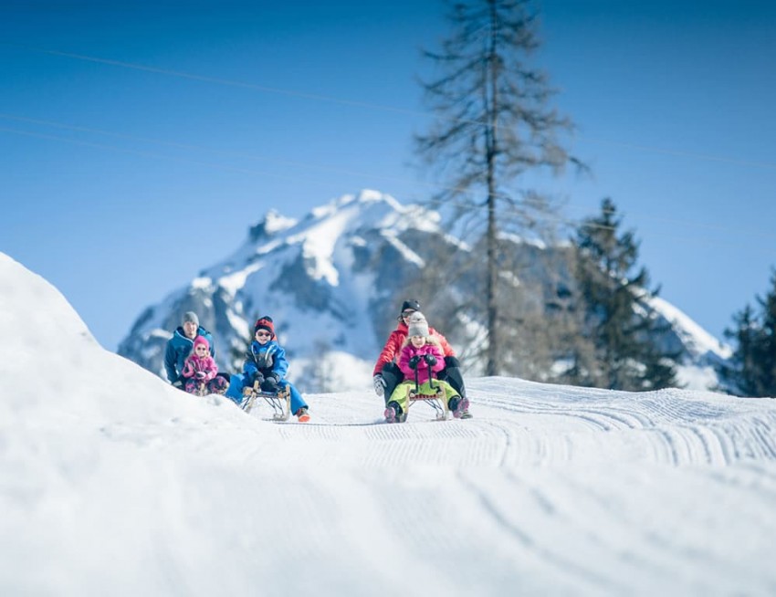 Rodelspaß in Bergkulisse © Tourismusverband Obertauern